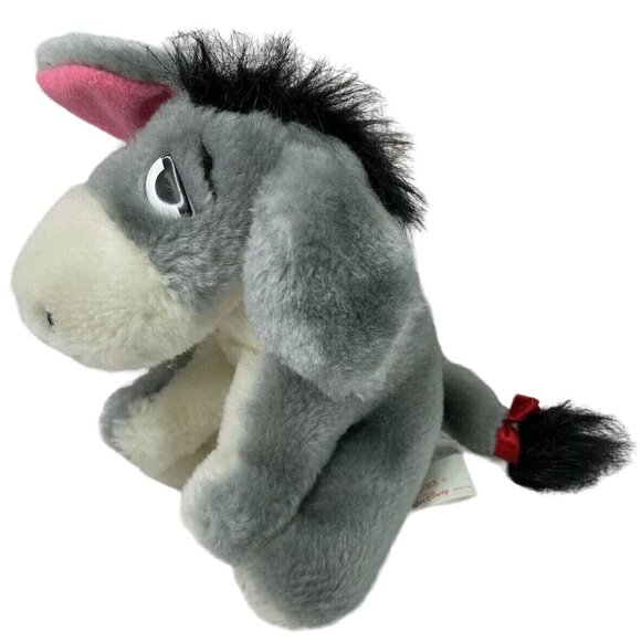 Vintage Sears Eeyore Winnie The Pooh Disney Plush Stuffed Animal 6" Gray Donkey - Picture 1 of 9